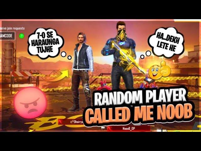 THIS OPPONENT IS JUST MAD! || 1 VS 1 CRAFTLAND FREE FIRE || RAFEY GAMING ZONE