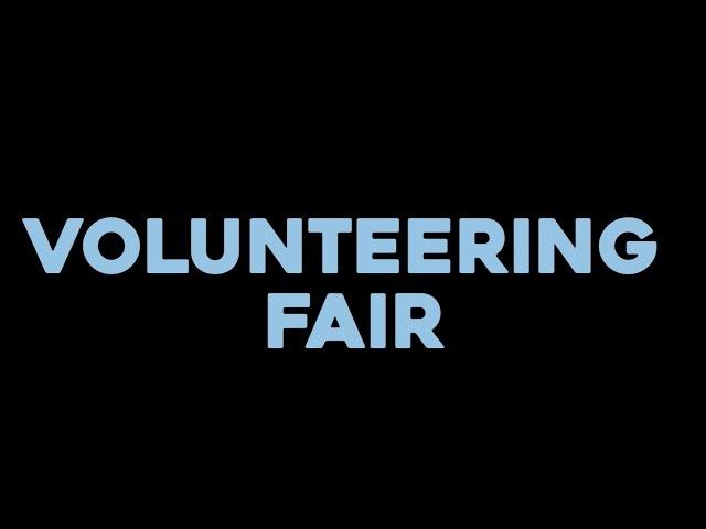 Volunteering Fair Video 2016