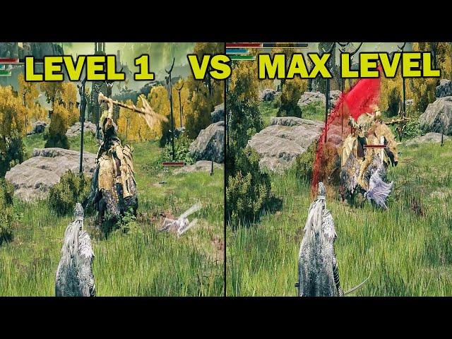 Elden Ring - Mimic Tear Comparison (LEVEL 1 VS MAX LEVEL)