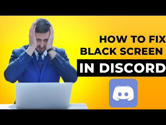 How To Fix Black Screen On Discord Windows 10. *Easy Fix*