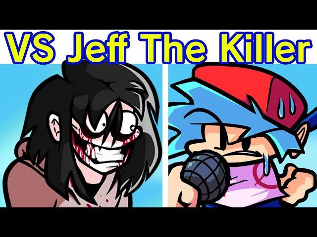 Friday Night Funkin' - VS Jeff The Killer FULL WEEK (FNF Mod/Hard) (Friday Night Slashing) (Scary)