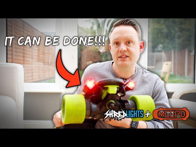 How to Mount Shred Lights on Meepo Envy & Voyager | EASY SKATEBOARD LIGHTING INSTALLATION