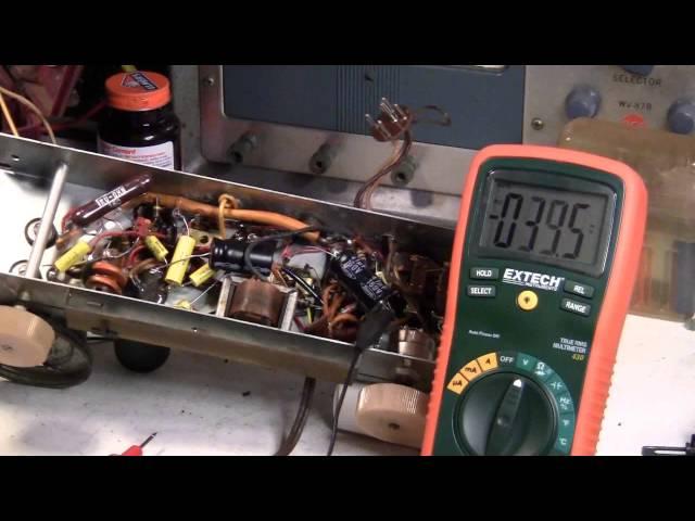 Portable Tube Radio Repair, Troubleshoot Oscillator problem