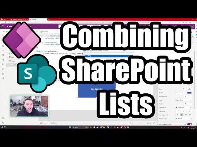 How to Combine Two SharePoint Lists into a Collection Using an ID | Power Apps | 2024 Tutorial