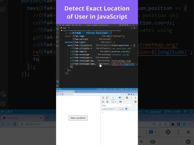 Get Exact User Location using JavaScript