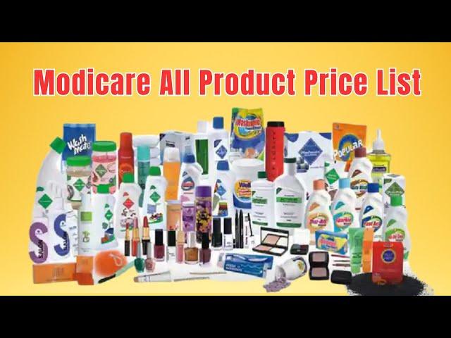 Modicare All Product Price List 2024 [ MRP, DP, BV ]  Modicare All Product