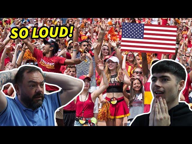 Loudest Crowd Reactions in American Sports History! British Father and Son Reacts!