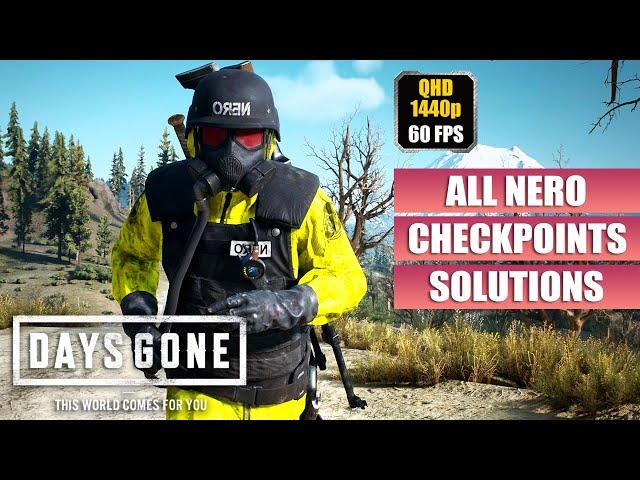 Days Gone [ALL NERO CHECKPOINTS - EVERY NERO CHECKPOINT] Gameplay Walkthrough Full Game No Commentar