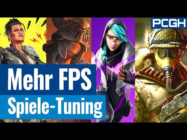 Mehr Fps für CoD Warzone, Fortnite, Apex Legends | und TROTZDEM gute Grafik