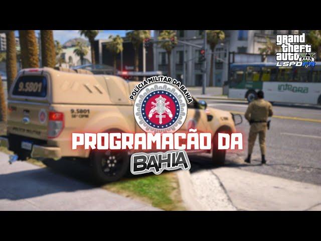 A MELHOR PROGRAMAÇÃO DA POLÍCIA DA BAHIA PARA GTA 5!