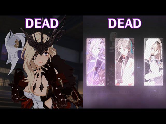 Genshin vs Honkai players reaction when "Potential" Character DIED in Main Story