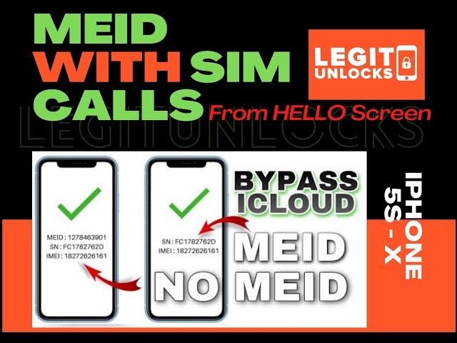 LUExclusive: MEID With SIM CALLS From Hello Screen Official