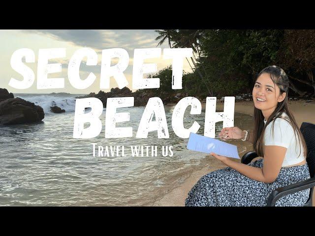 අපිත් එක්ක ලංකාවේ ලස්සනම Secret Beach එක බලන්න යමුද? |Secret Beach ️ | Mirissa |Downsouth vlog 2