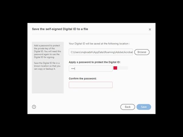 Creating a Digital Signature for PDF (Adobe PRO DC)