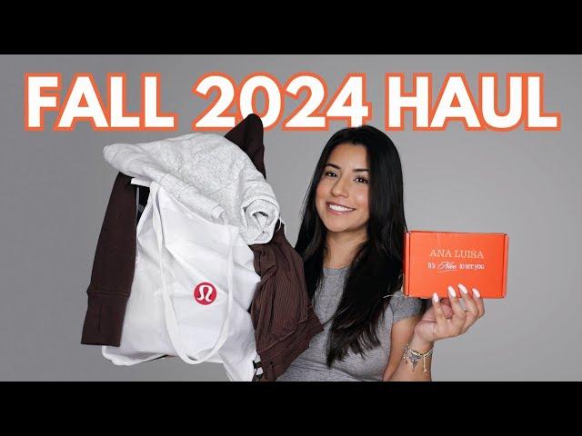 LULULEMON FALL 2024 TRY ON + Ana Luisa jewelry