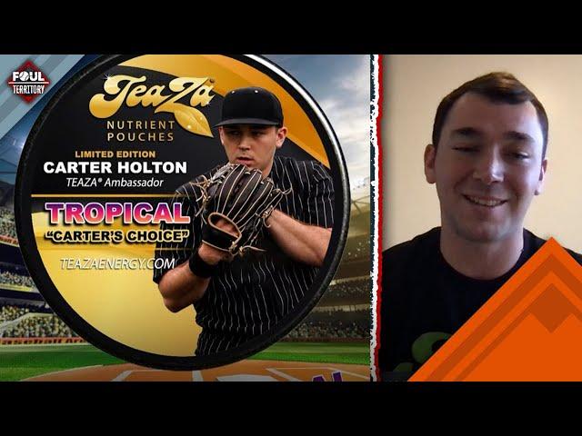 Carter Holton on TeaZa Energy Tobacco-Free Dip Pouches