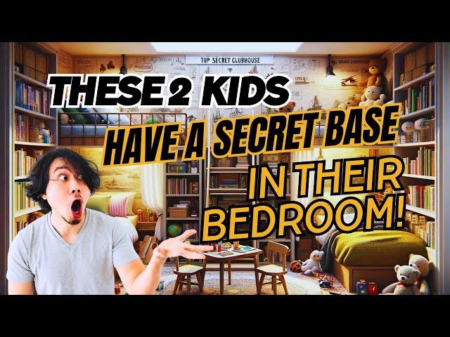 Designing a Bedroom with a Secret Base for 2 Kids!