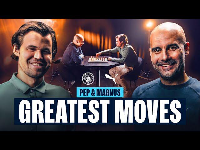 WHEN GENIUSES MEET | Pep meets Chess Grandmaster Magnus Carlsen