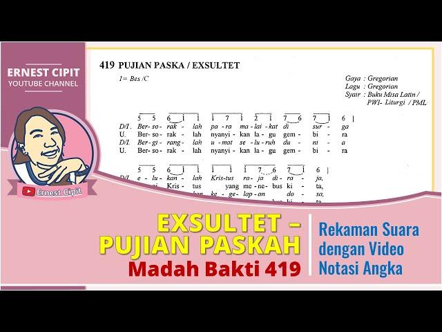 Exsultet – Pujian Paskah Versi Madah Bakti 419 | 3 April 2021