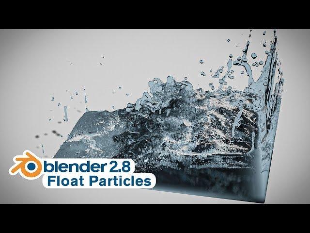 Blender Tutorial - Fluid Simulation & Float Particles in Eevee