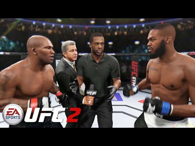 EA Sports UFC 2 - Mike Tyson vs Jon Jones Gameplay PS4 / Xbox One