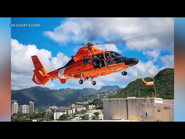 Coast Guard rescues injured fisherman in waters off Oahu