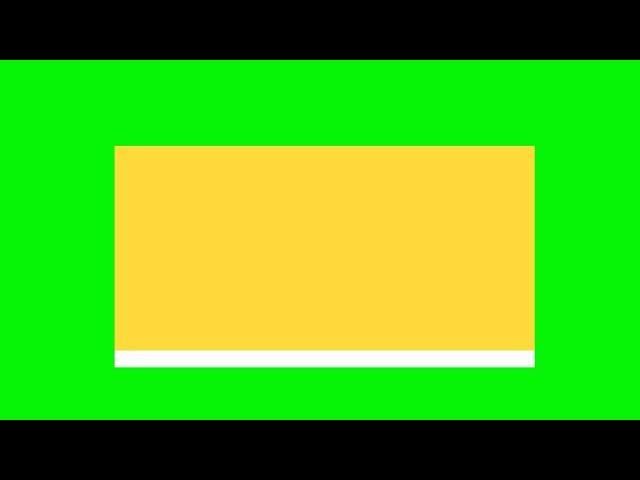 Clean Cut Title Lower Third Green Screen 4k and Non Copyright