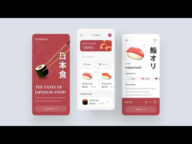  Sushi Restaurant App • Flutter Tutorial 