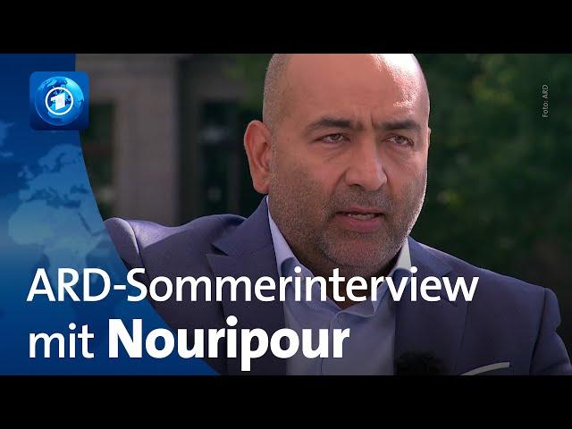 ARD-Sommerinterview mit Grünen-Chef Omid Nouripour