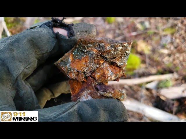 Oxidized & Mineralized Quartz Outcrop With Gold, Silver, Copper!