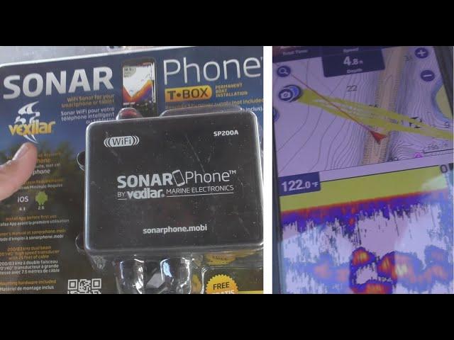 A sonar on your phone - SonarPhone and it works with Navionics