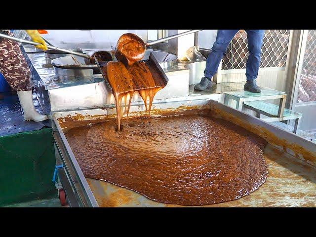 Amazing Brown Sugar Production Factory / 黑糖製作, 柴燒黑糖 - Taiwanese Food