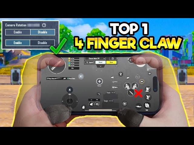 How To Get The Best 4 Finger Claw Control Setting | BGMI & PUBG MOBILE