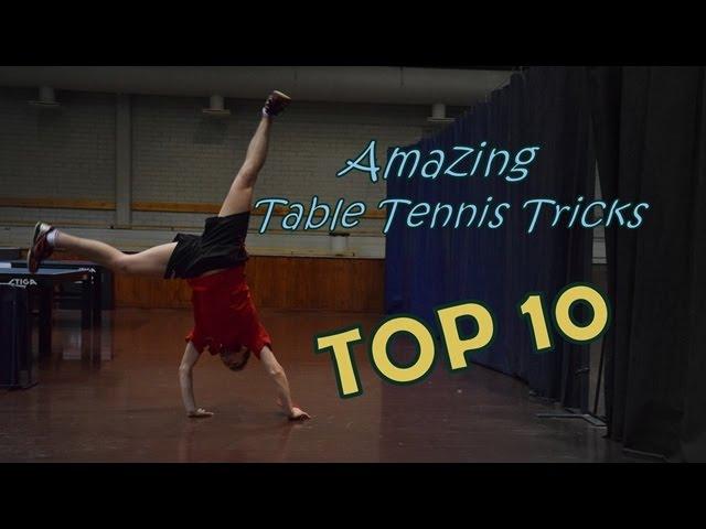 Top 10 Table Tennis Trick Shots | EditingSports