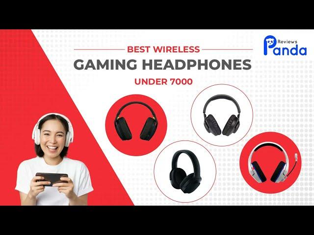 Best WIRELESS Gaming Headphones Under 7k | ReviewsPANDA