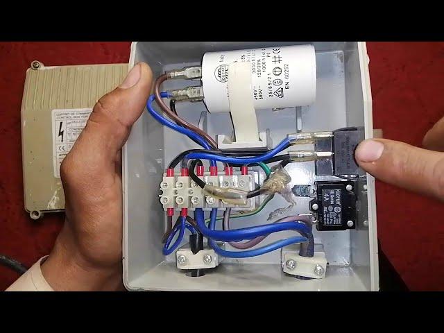 Submersible Motor Control Box Wiring Connection (Hindi/Urdu)