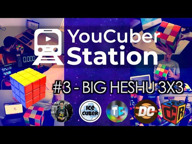 WORLD'S LARGEST 3X3 MEGA RACE!! | YouCuber Station ft. SpeedCubeReview TCKyewbs Ice Cuber + Others!
