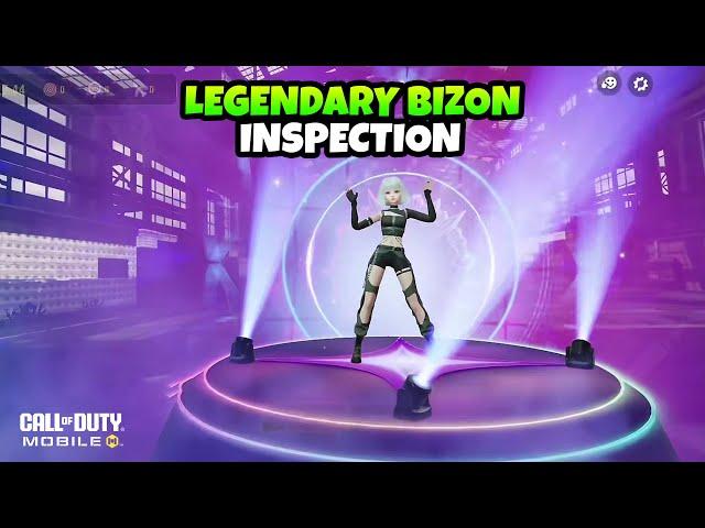 Special Inspection Legendary PP19 Bizon CODM - COD Mobile