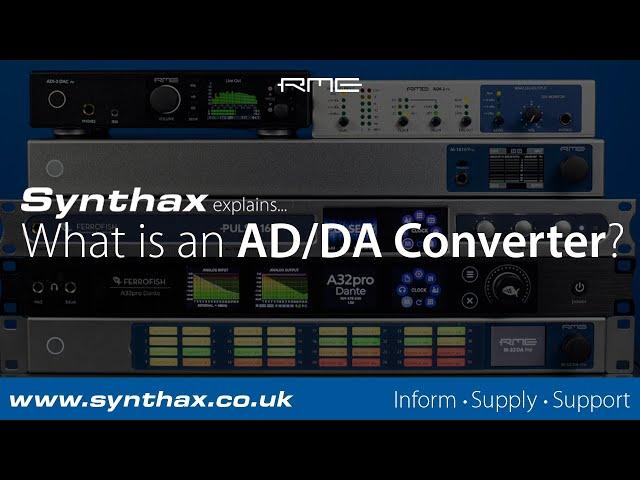 What is an AD/DA Converter? - Synthax Explains