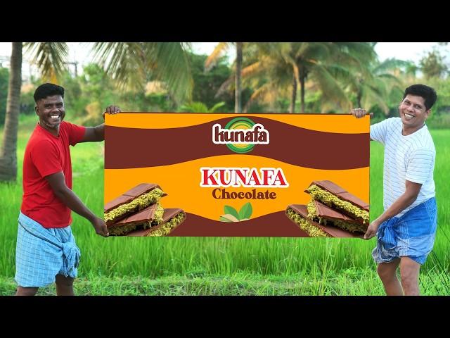 KUNAFA CHOCOLATE | 6 Feet Biggest Kunafa Chocolate Recipe | Trenting Chocolate