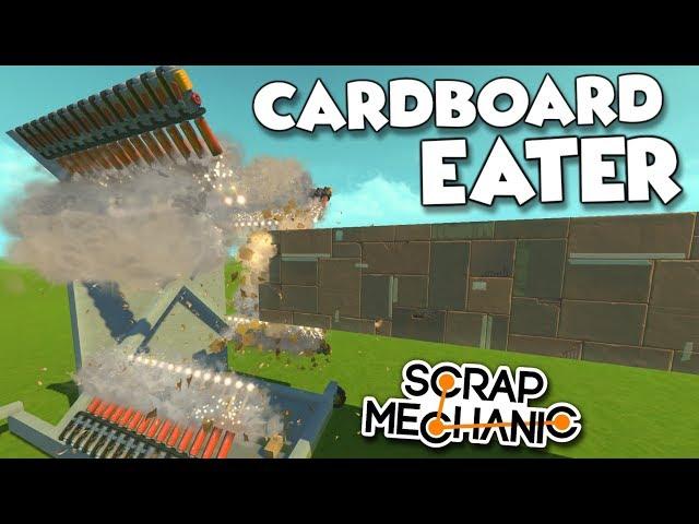 SATISFYING SPUD GUN DESTRUCTION! and LASER BEAM! - Scrap Mechanic Creations! - Episode 133