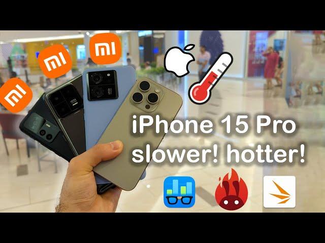 Heating Problem? - iPhone 15 Pro vs Xiaomi 13T Pro vs Xiaomi 13T vs Xiaomi 13 Pro vs Xiaomi 12T