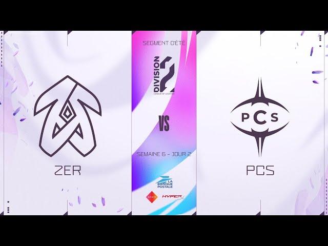 ZERANCE vs PCS, encore une game de ZINZIN | Div2 Summer 2024
