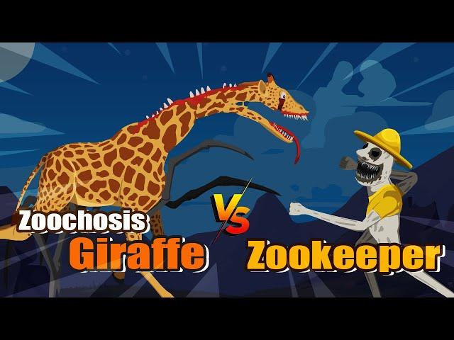 Zoochosis Giraffe vs Zookeeper | Monster Animation