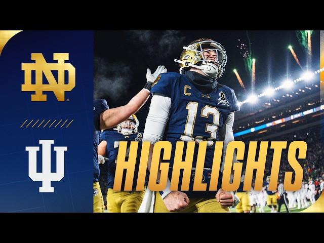 College Football Playoff Highlights vs Indiana | Notre Dame Football