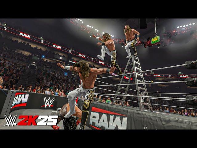 WWE 2K25: 10 NEW Ladder Finishers In The Game (Stomp Off The Ladder)