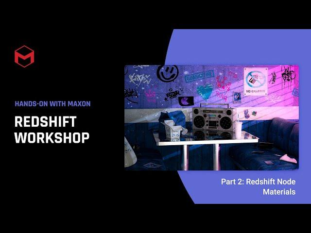 #HOWMaxon Intro to Redshift: Node Materials