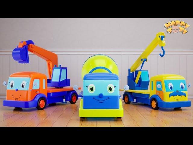  Baby Trucks   | Nursery Rhymes For Kids | Happy Tots