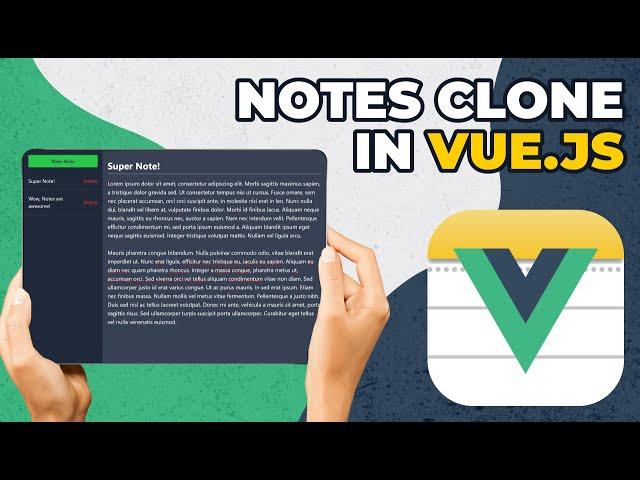 Build a Notes App Clone in Vue JS