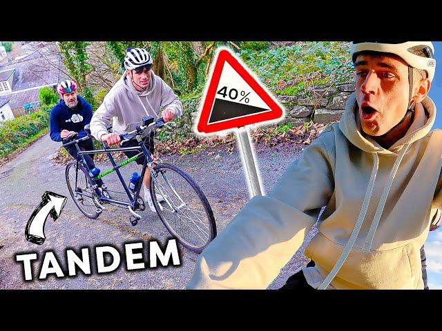 Can We Ride a Tandem Bike up The Worlds Steepest Road?